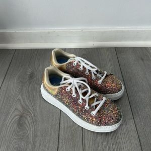 Skechers Girl’s Multicolor Sparkle Sneakers Size2